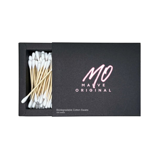 Biodegradable Cotton Swabs - Mauve Original